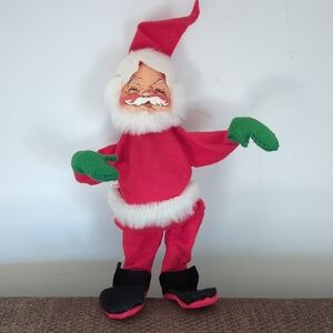 Vintage 1971 Annalee Mobilitee Santa Doll